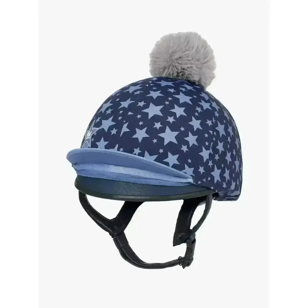 Lemieux Mini Hat Silk Indigo-Hat Silks-Lemieux-Horsey Shopping