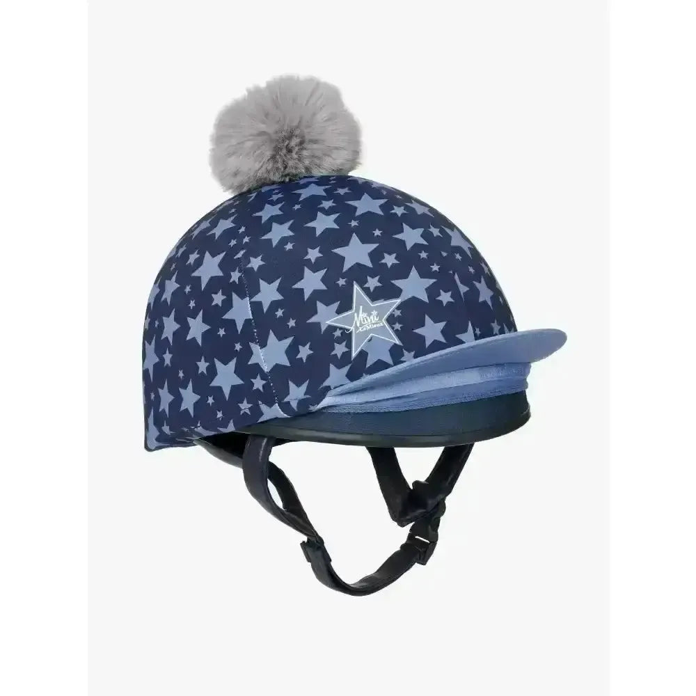 Lemieux Mini Hat Silk Indigo-Hat Silks-Lemieux-Horsey Shopping