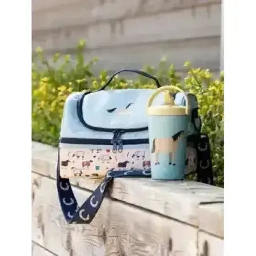 Lemieux Mini Holdall Aqua-Bags-Lemieux-Aqua-Horsey Shopping
