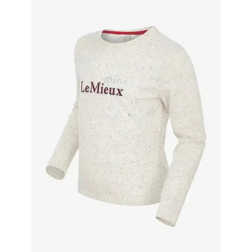 Lemieux Mini Jessie Long Sleeve Top Ecru/Nep-Base Layers-Lemieux-3-4 years-Misc-Horsey Shopping