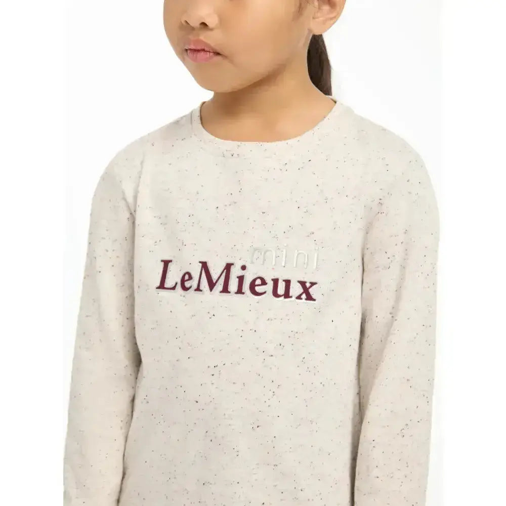 Lemieux Mini Jessie Long Sleeve Top Ecru/Nep-Base Layers-Lemieux-3-4 years-Misc-Horsey Shopping