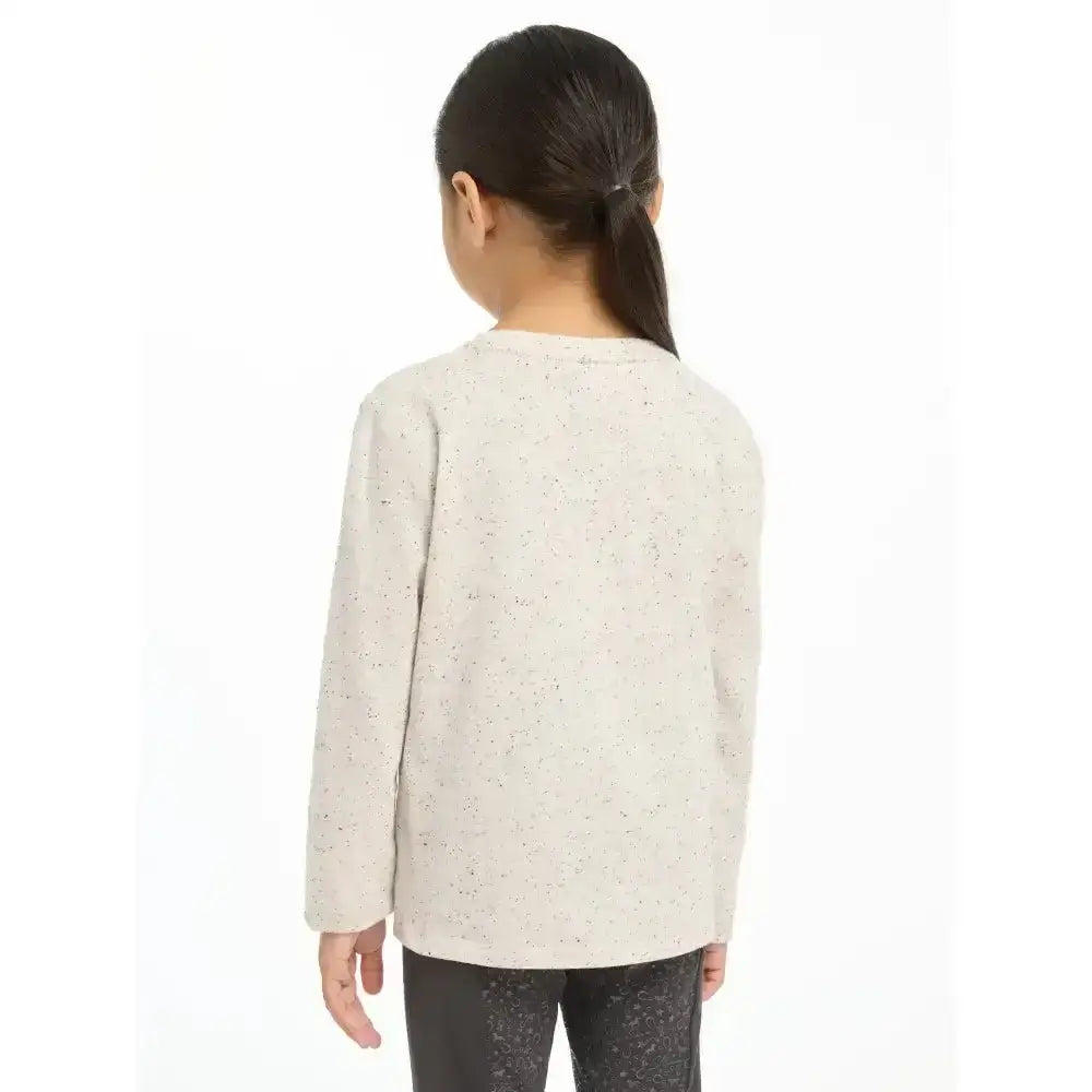 Lemieux Mini Jessie Long Sleeve Top Ecru/Nep-Base Layers-Lemieux-3-4 years-Misc-Horsey Shopping