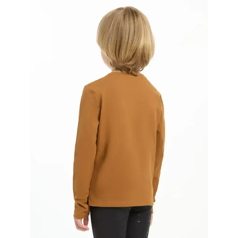 Lemieux Mini Jessie Long Sleeve Top Ginger-Base Layers-Lemieux-3-4 years-Ginger-Horsey Shopping