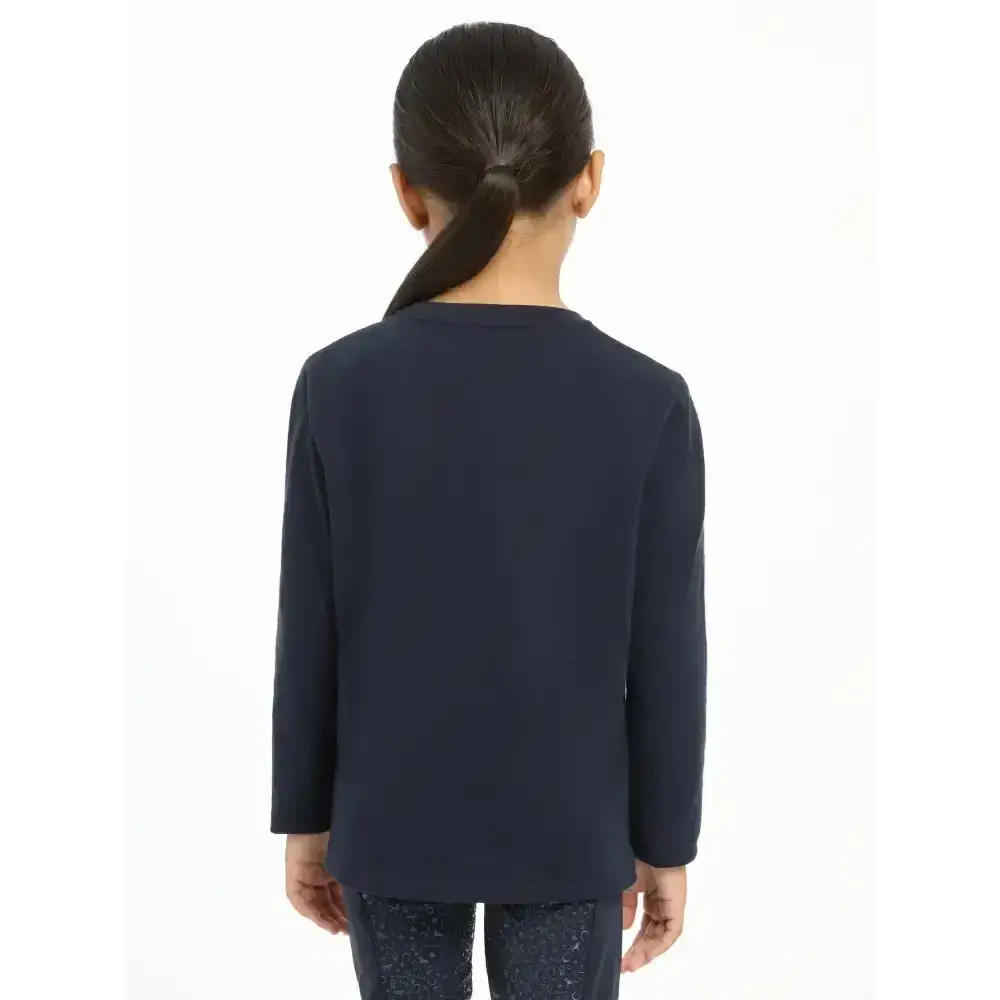 Lemieux Mini Jessie Long Sleeve Top Navy-Base Layers-Lemieux-3-4 years-Navy-Horsey Shopping