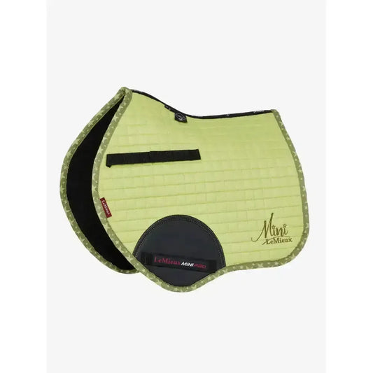 Lemieux Mini Jump Suede Square Kiwi-Saddle Pads-Lemieux-Mini-Horsey Shopping