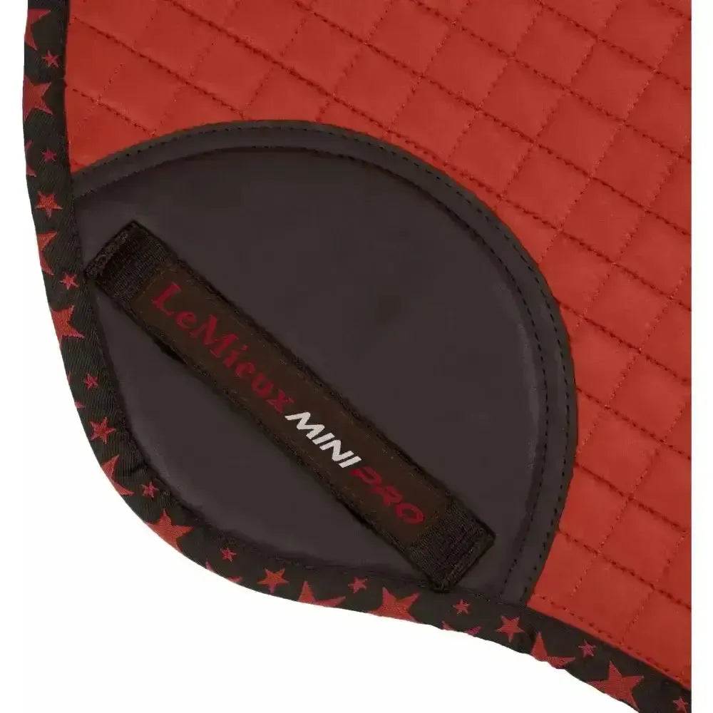 Lemieux Mini Jump Suede Square Sienna-Saddle Pads-Lemieux-Horsey Shopping