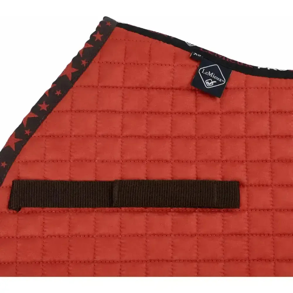 Lemieux Mini Jump Suede Square Sienna-Saddle Pads-Lemieux-Horsey Shopping
