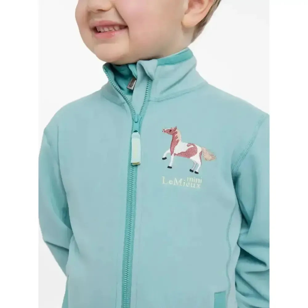 Lemieux Mini Mari Micro Fleece Aqua-Jumpers-Lemieux-Aqua-3-4 years-Horsey Shopping