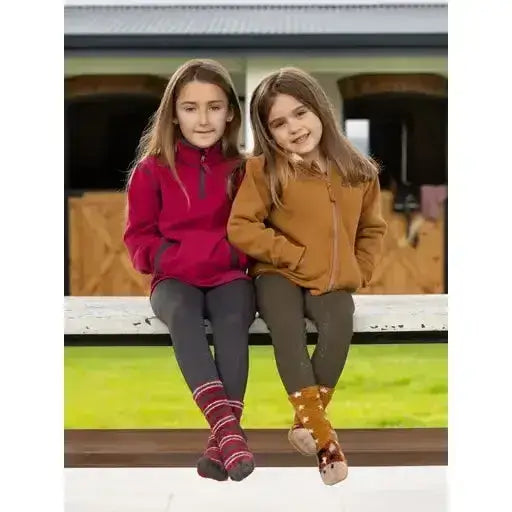 Lemieux Mini Mari Micro Fleece Ember-Fleece Tops-Lemieux-3-4 years-Ember-Horsey Shopping