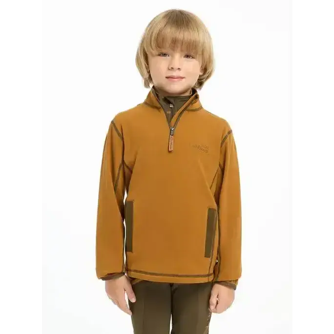 Lemieux Mini Mari Micro Fleece Ginger-Fleece Tops-Lemieux-3-4 years-Ginger-Horsey Shopping