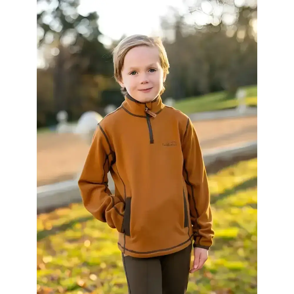 Lemieux Mini Mari Micro Fleece Ginger-Fleece Tops-Lemieux-3-4 years-Ginger-Horsey Shopping