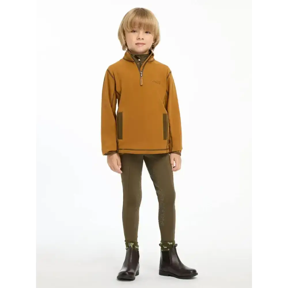 Lemieux Mini Mari Micro Fleece Ginger-Fleece Tops-Lemieux-3-4 years-Ginger-Horsey Shopping