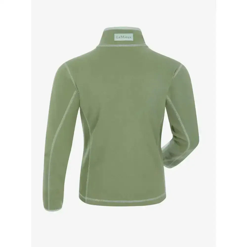 Lemieux Mini Mari Zip Through Thyme-Fleece Tops-Lemieux-3-4 Years-Horsey Shopping