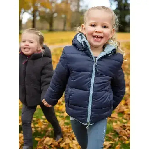 Lemieux Mini Megan Reversible Puffer Navy-Puffer Jackets-Lemieux-3-4 years-Navy-Horsey Shopping