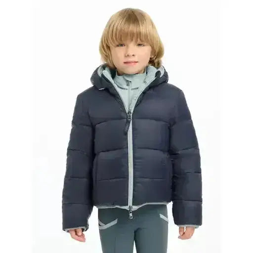 Lemieux Mini Megan Reversible Puffer Navy-Puffer Jackets-Lemieux-3-4 years-Navy-Horsey Shopping