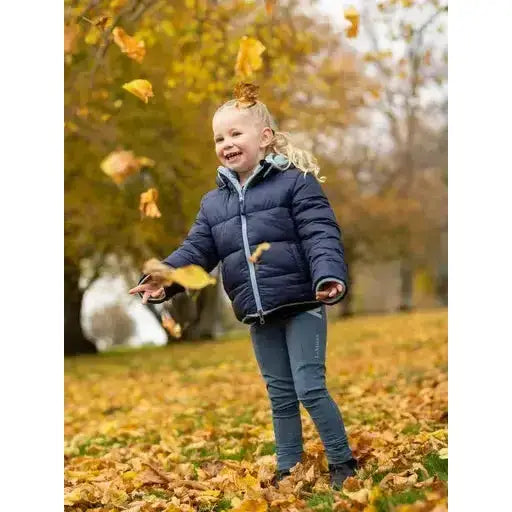 Lemieux Mini Megan Reversible Puffer Navy-Puffer Jackets-Lemieux-3-4 years-Navy-Horsey Shopping