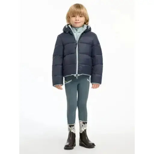Lemieux Mini Megan Reversible Puffer Navy-Puffer Jackets-Lemieux-3-4 years-Navy-Horsey Shopping