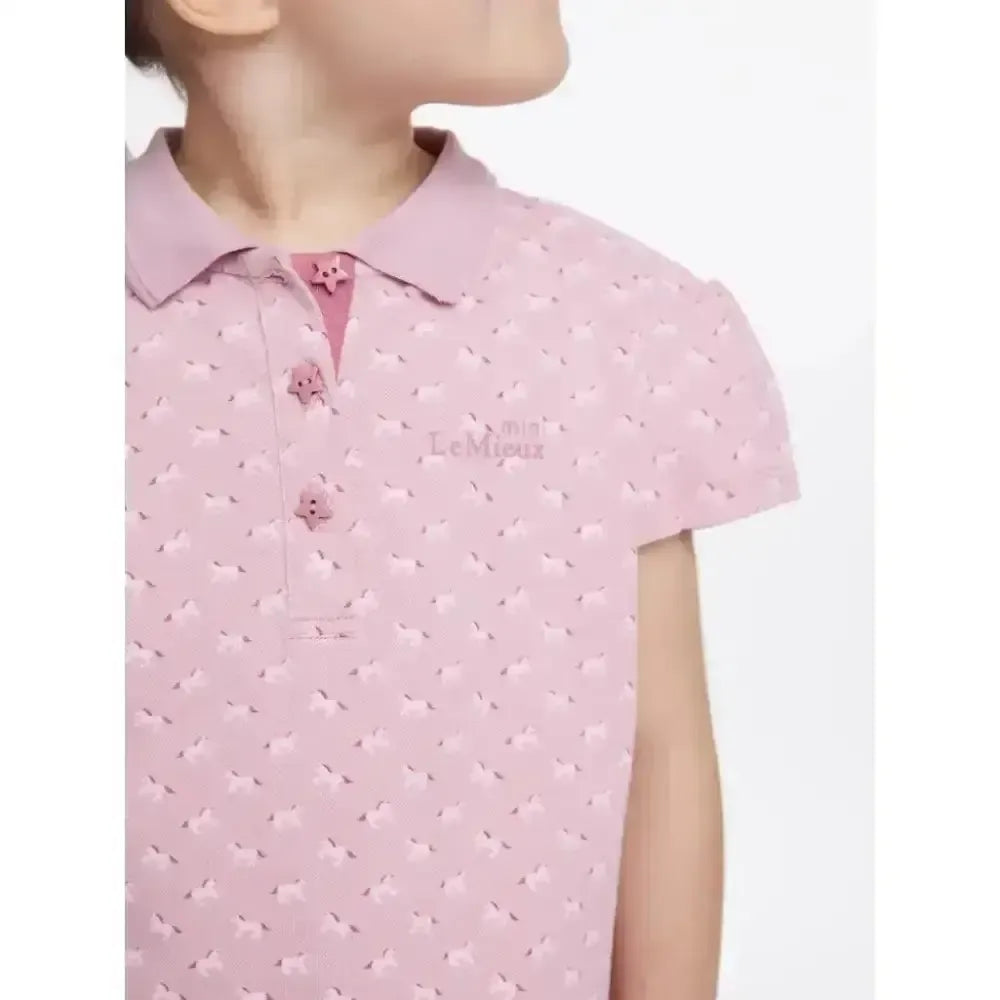 Lemieux Mini Polo Shirt Blossom-Polo Shirts-Lemieux-Blossom-3-4 years-Horsey Shopping