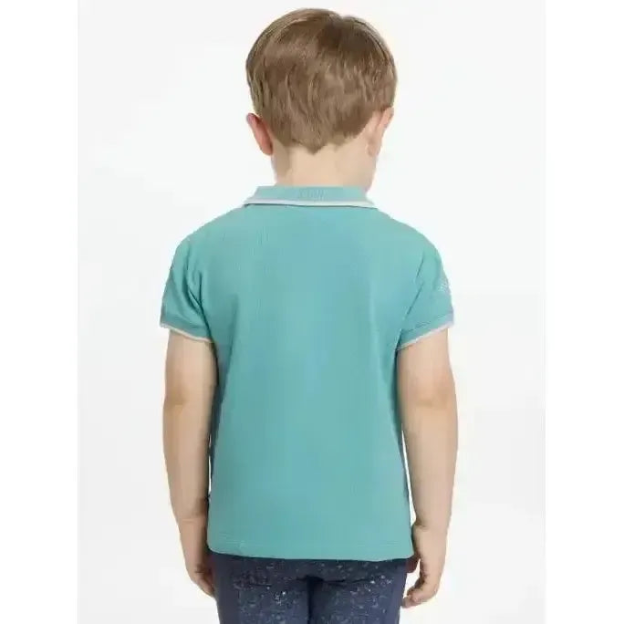 Lemieux Mini Polo Shirt Lagoon-Polo Shirts-Lemieux-Lagoon-3-4 years-Horsey Shopping
