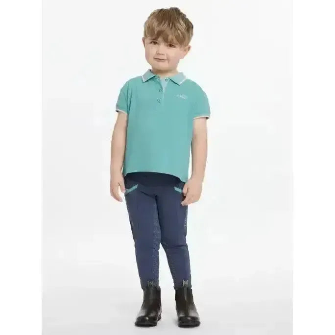 Lemieux Mini Polo Shirt Lagoon-Polo Shirts-Lemieux-Lagoon-3-4 years-Horsey Shopping