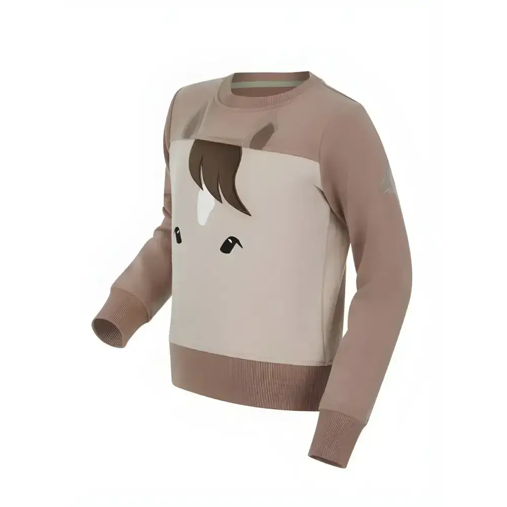 Lemieux Mini Pony Sweatshirt Stone-Jumpers-Lemieux-5-6 Years-Horsey Shopping