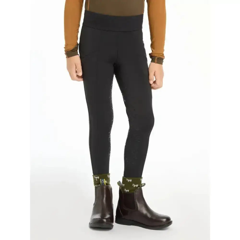 Lemieux Mini Pull Ons Black-Riding Tights-Lemieux-3-4 years-Black-Horsey Shopping