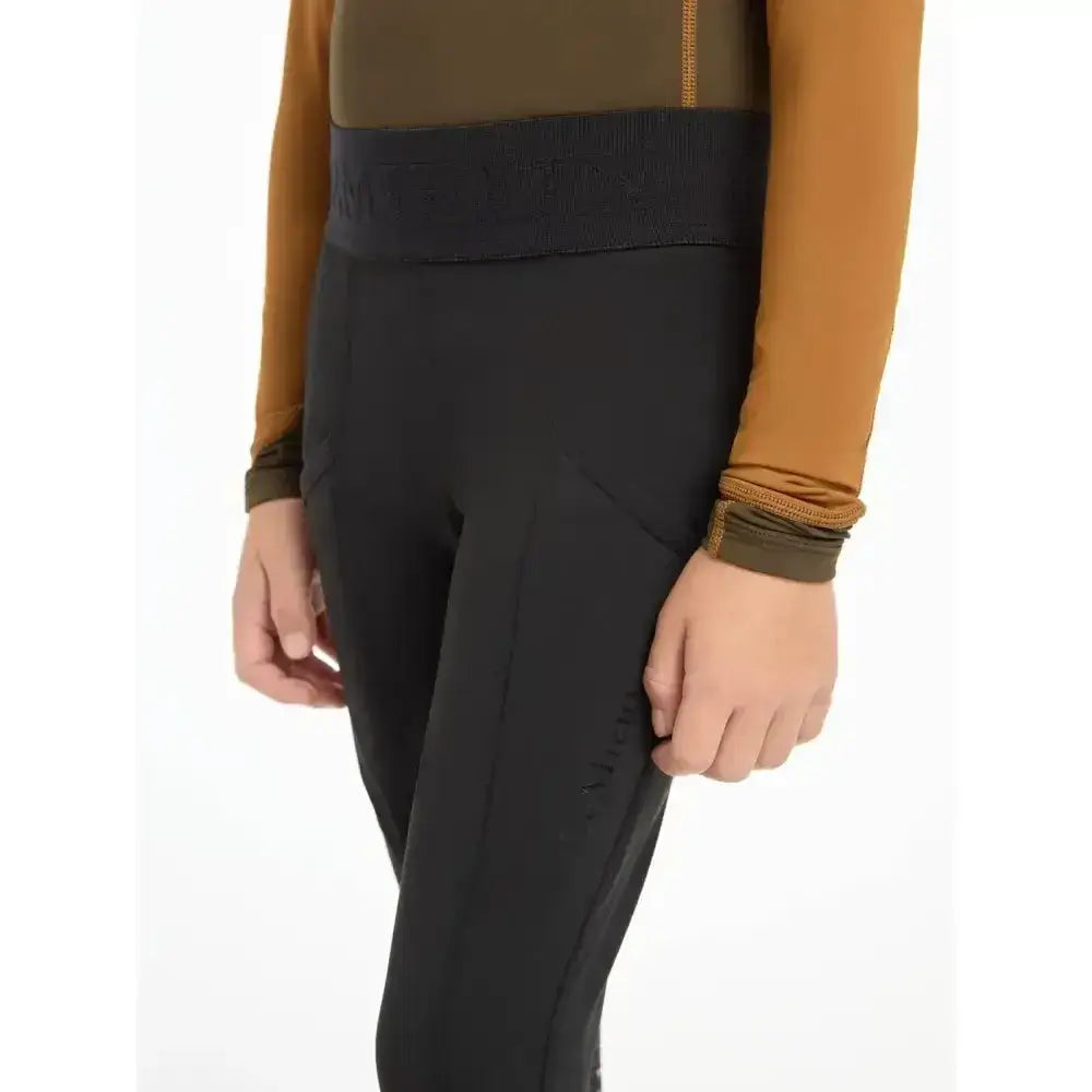 Lemieux Mini Pull Ons Black-Riding Tights-Lemieux-3-4 years-Black-Horsey Shopping