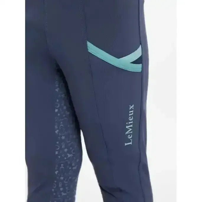 Lemieux Mini Pull Ons Dusk Blue-Riding Tights-Lemieux-Dusk Blue-3-4 years-Horsey Shopping