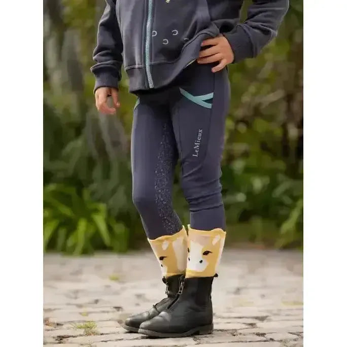 Lemieux Mini Pull Ons Dusk Blue-Riding Tights-Lemieux-Dusk Blue-3-4 years-Horsey Shopping