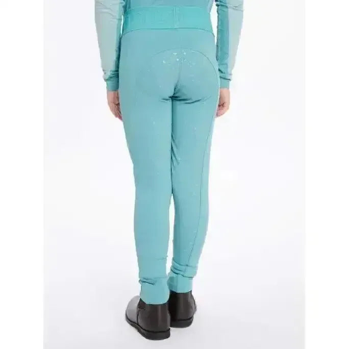 Lemieux Mini Pull Ons Lagoon-Riding Tights-Lemieux-Lagoon-3-4 years-Horsey Shopping