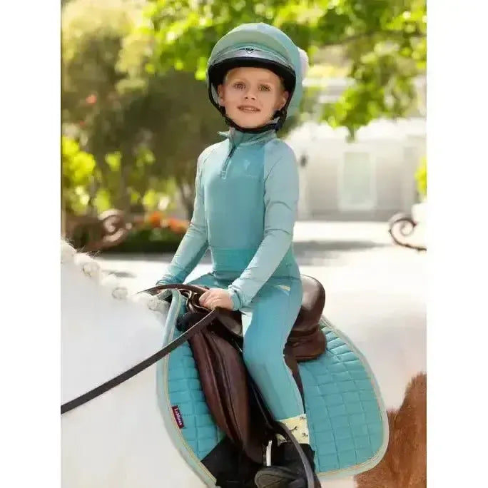 Lemieux Mini Pull Ons Lagoon-Riding Tights-Lemieux-Lagoon-3-4 years-Horsey Shopping