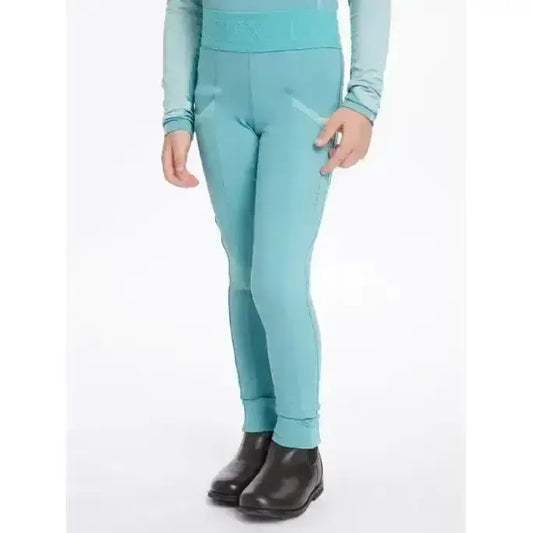 Lemieux Mini Pull Ons Lagoon-Riding Tights-Lemieux-Lagoon-3-4 years-Horsey Shopping