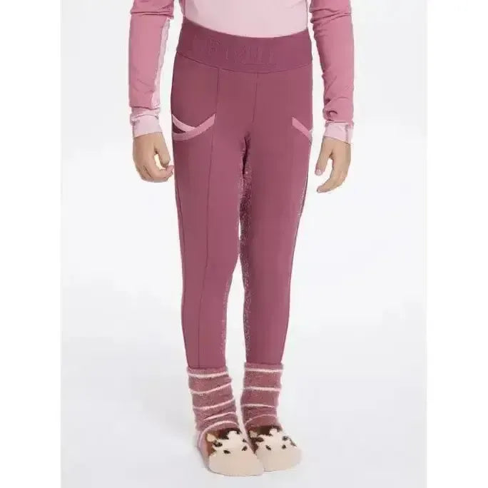 Lemieux Mini Pull Ons Rosewood-Riding Tights-Lemieux-Rosewood-7-8 years-Horsey Shopping