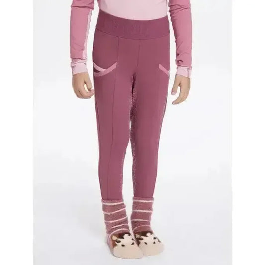 Lemieux Mini Pull Ons Rosewood-Riding Tights-Lemieux-Rosewood-7-8 years-Horsey Shopping