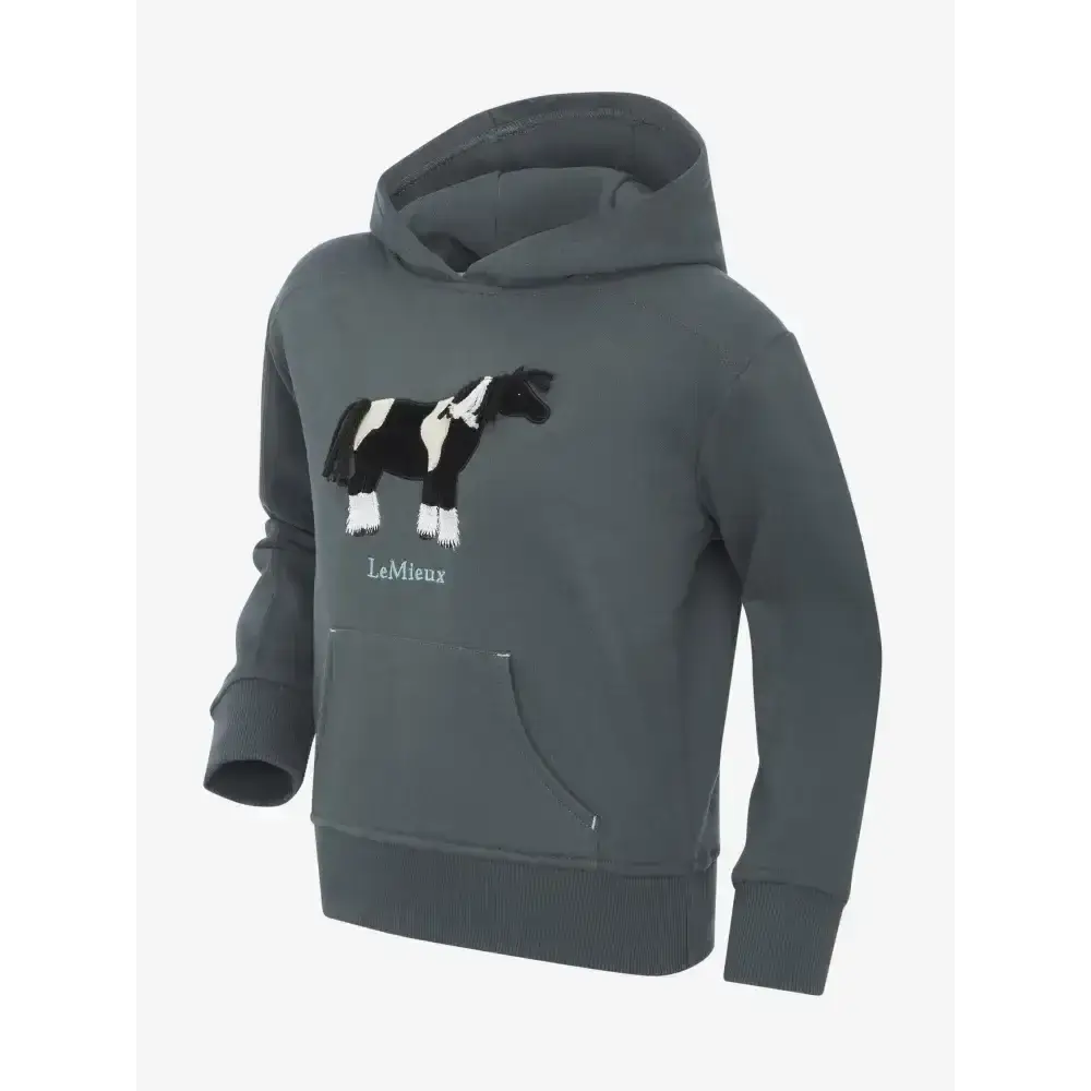 Lemieux Mini Romi Hoodie Petrol-Hoodies-Lemieux-5-6 years-Horsey Shopping