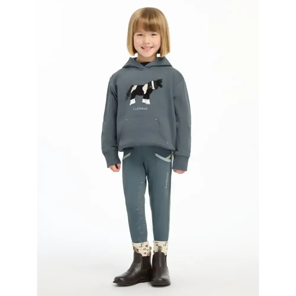 Lemieux Mini Romi Hoodie Petrol-Hoodies-Lemieux-5-6 years-Horsey Shopping