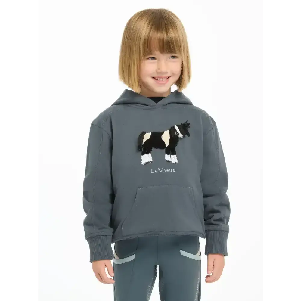 Lemieux Mini Romi Hoodie Petrol-Hoodies-Lemieux-5-6 years-Horsey Shopping