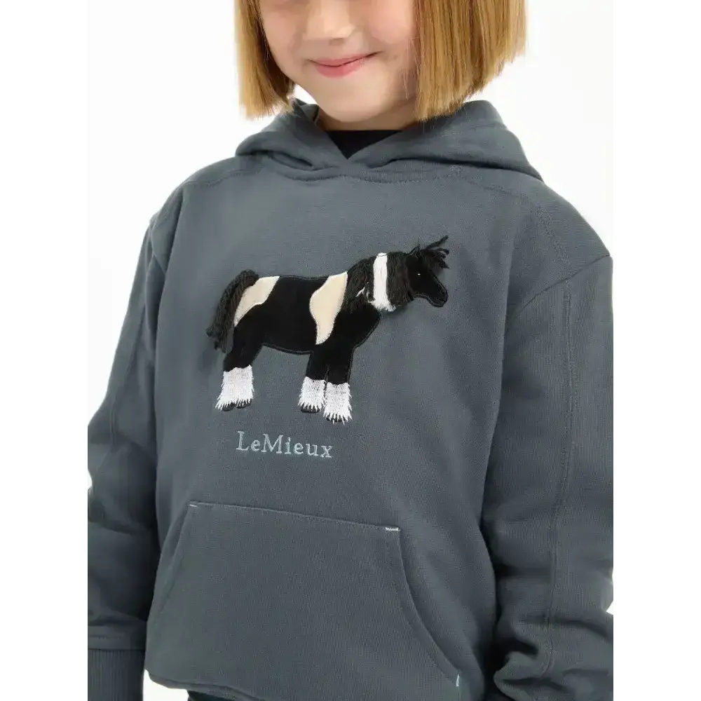 Lemieux Mini Romi Hoodie Petrol-Hoodies-Lemieux-5-6 years-Horsey Shopping