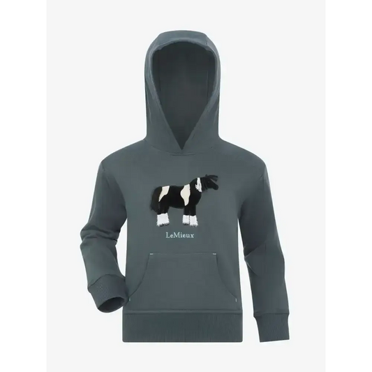 Lemieux Mini Romi Hoodie Petrol-Hoodies-Lemieux-5-6 years-Horsey Shopping