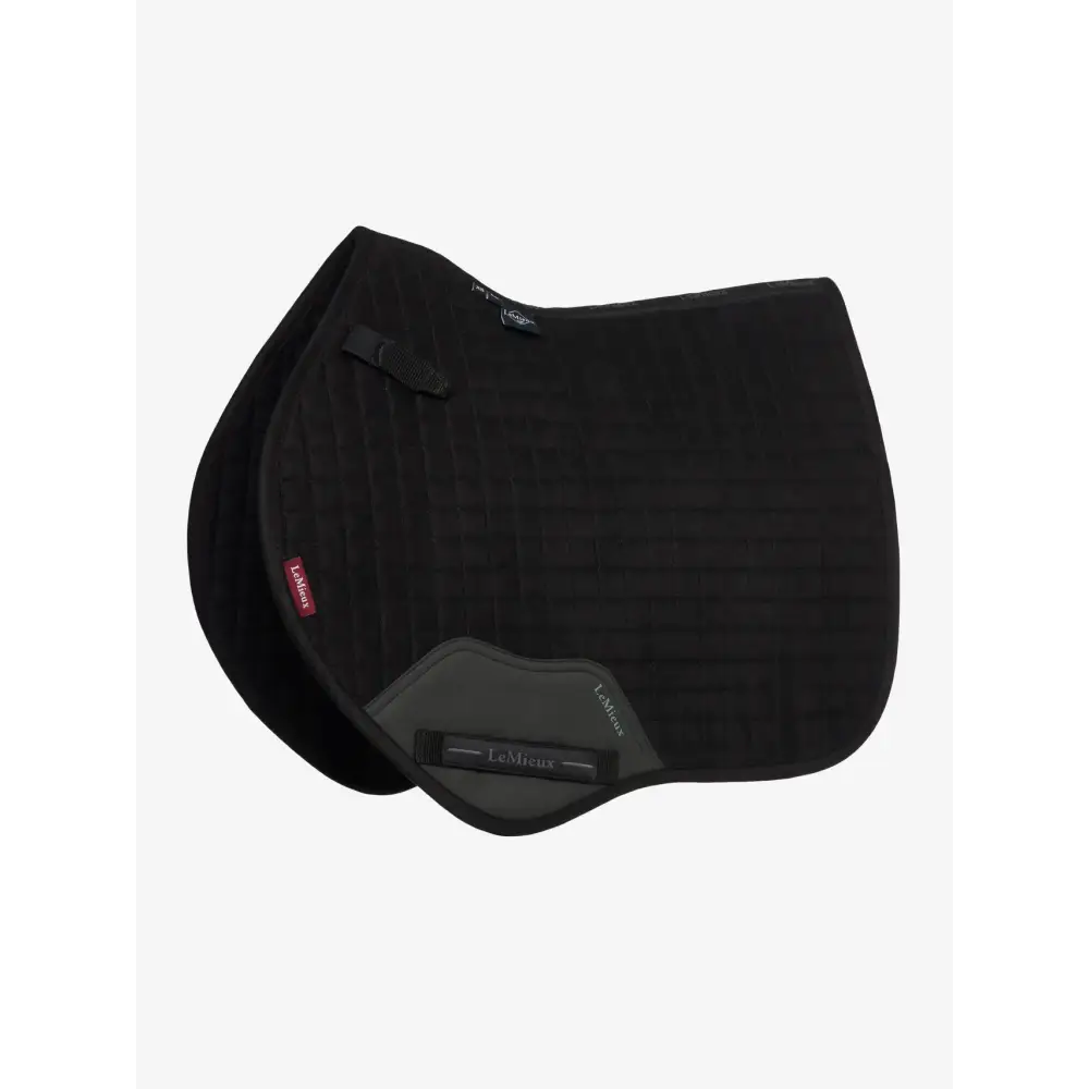 Lemieux Mini Suede Close Contact Square Black-Saddle Pads-Lemieux-Black-X-Small-Horsey Shopping