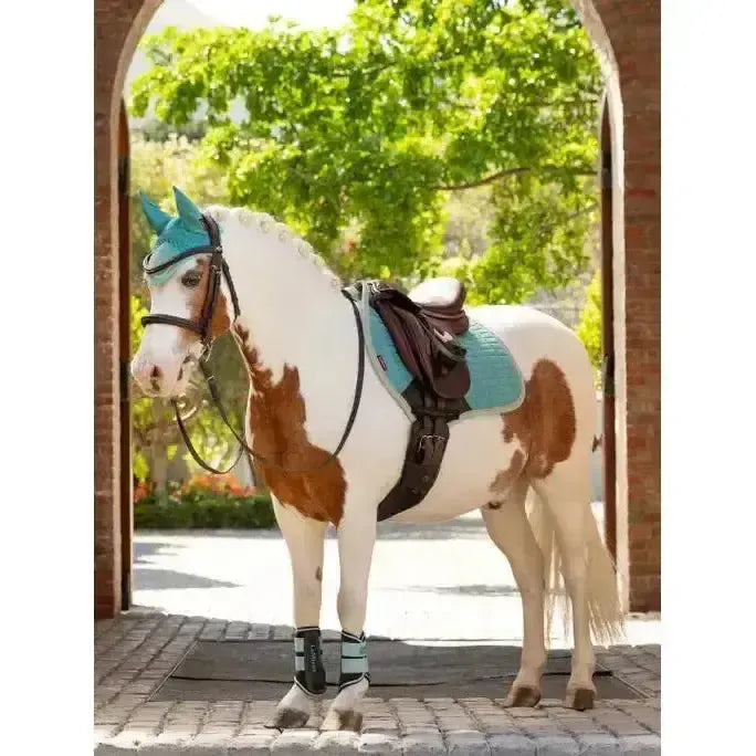 Lemieux Mini Suede Close Contact Square Lagoon-Saddle Pads-Lemieux-Lagoon-X-Small-Horsey Shopping