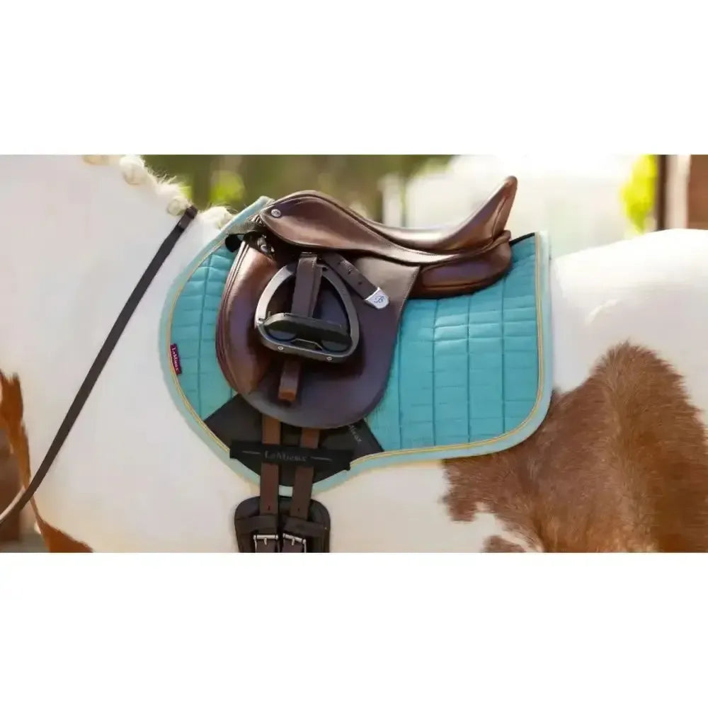 Lemieux Mini Suede Close Contact Square Lagoon-Saddle Pads-Lemieux-Lagoon-X-Small-Horsey Shopping
