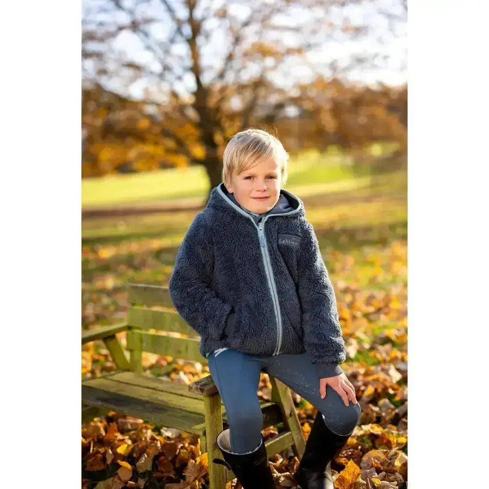 Lemieux Mini Teagan Fleece Petrol-Hoodies-Lemieux-5-6 years-Petrol-Horsey Shopping