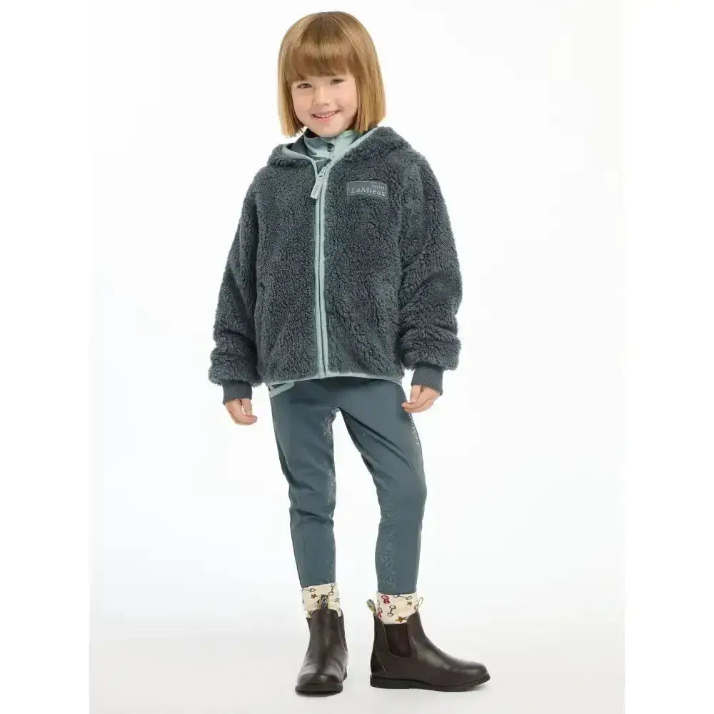 Lemieux Mini Teagan Fleece Petrol-Hoodies-Lemieux-5-6 years-Petrol-Horsey Shopping