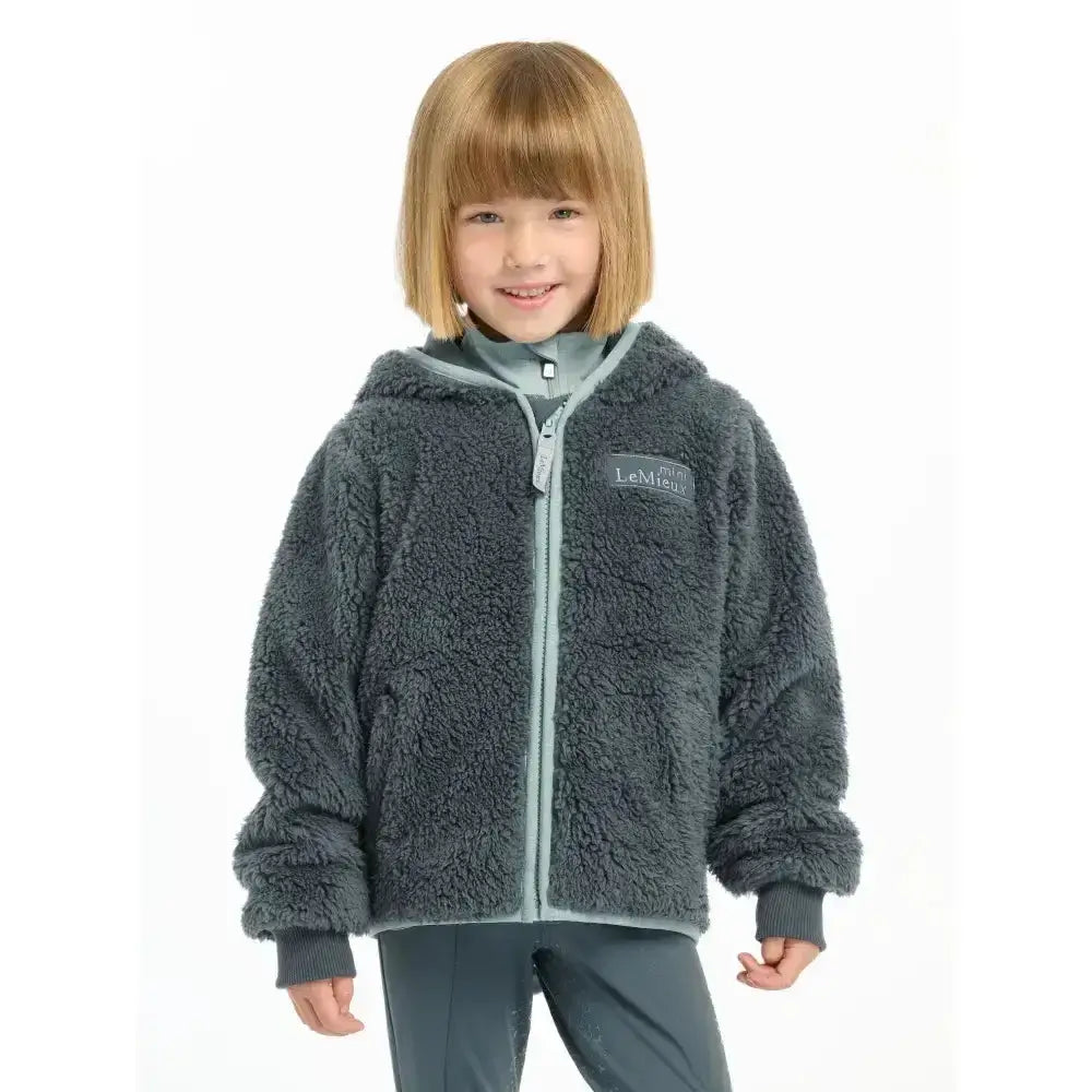 Lemieux Mini Teagan Fleece Petrol-Hoodies-Lemieux-5-6 years-Petrol-Horsey Shopping