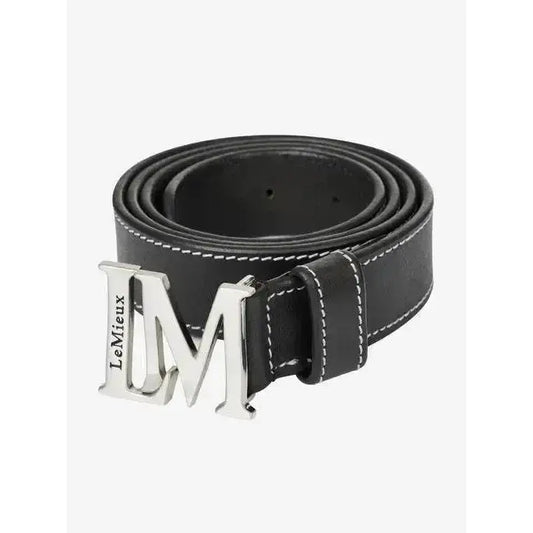 Lemieux Monogram Belt Black-Belts-Lemieux-X-Small-Black-Horsey Shopping