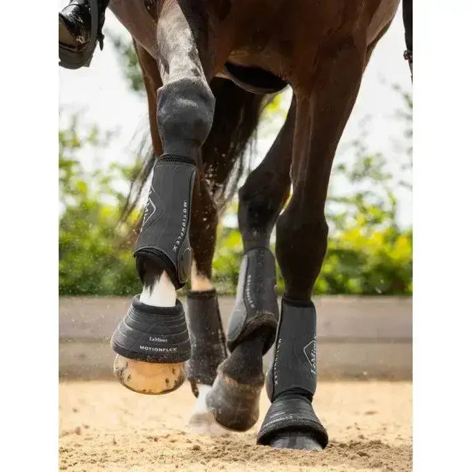 Lemieux Motionflex Dressage Boot Black-Brushing Boots-Lemieux-Medium-Black-Horsey Shopping