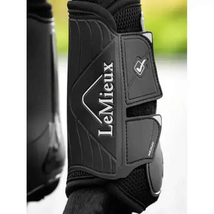 Lemieux Motionflex Dressage Boot Black-Brushing Boots-Lemieux-Medium-Black-Horsey Shopping
