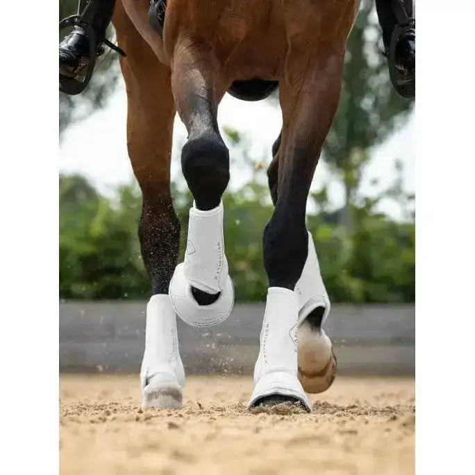 Lemieux Motionflex Dressage Boot White-Brushing Boots-Lemieux-Medium-White-Horsey Shopping