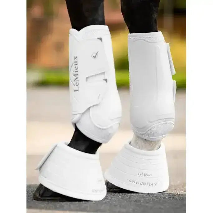 Lemieux Motionflex Over Reach Boot White-Over Reach Boots-Lemieux-Small-White-Horsey Shopping